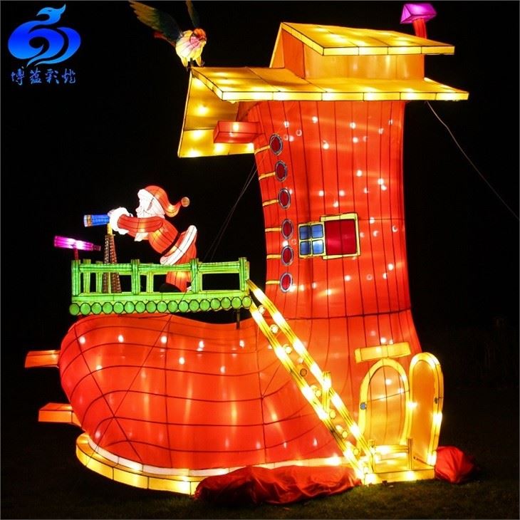 Christmas Decoration Santa Claus Lantern